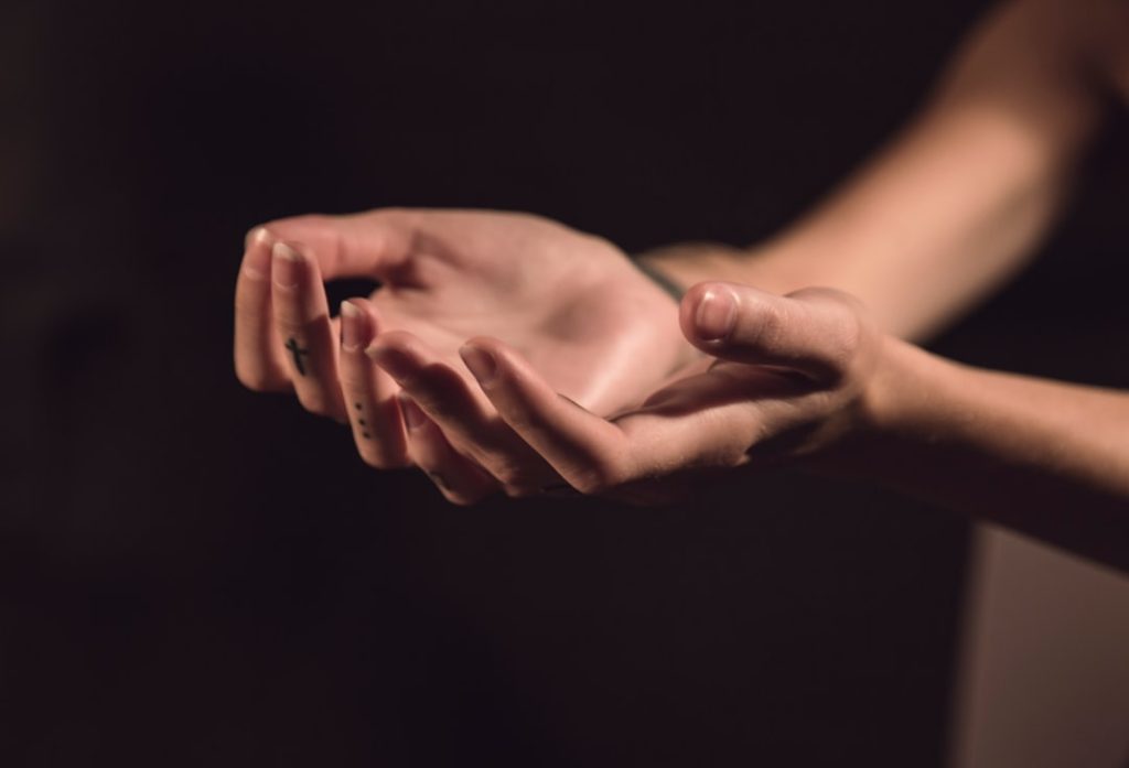 Photo Praying hands